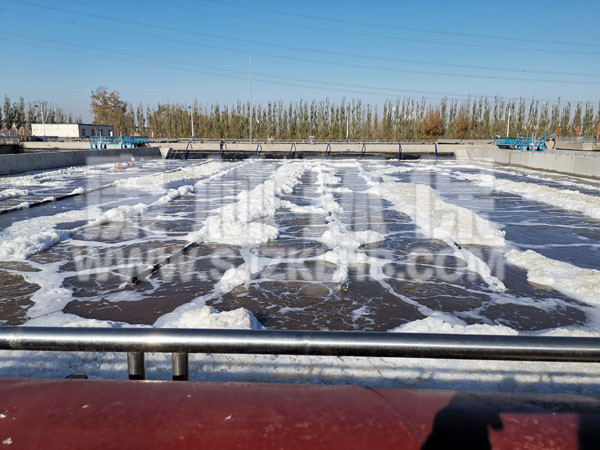 內(nèi)蒙污水處理廠懸掛鏈曝氣器安裝現(xiàn)場 內(nèi)蒙污水處理廠懸掛鏈曝氣器安裝現(xiàn)場